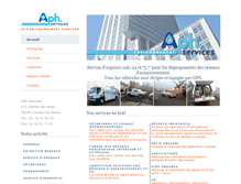 Tablet Screenshot of aphservices.fr